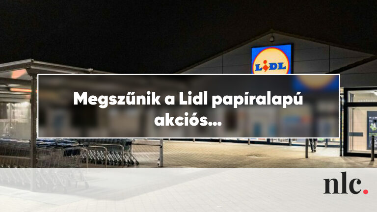 Megszűnik a Lidl papíralapú akciós újsága